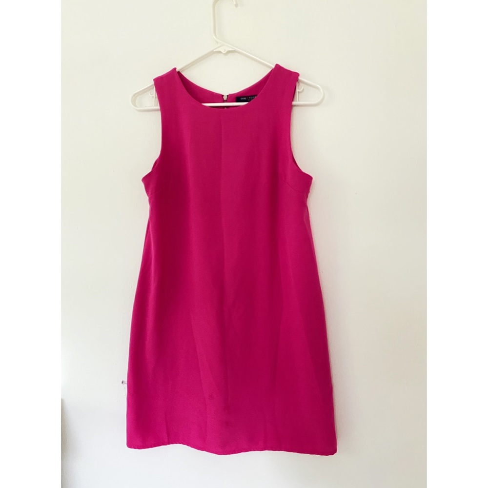 Magenta Shift Dress